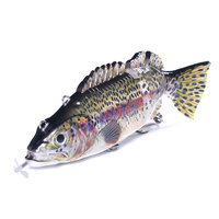 Leurres de pêche rechargeables par USB lumière LED clignotante appâts durs de 15cm/54g leurre de pêche électrique appâts durs de natation