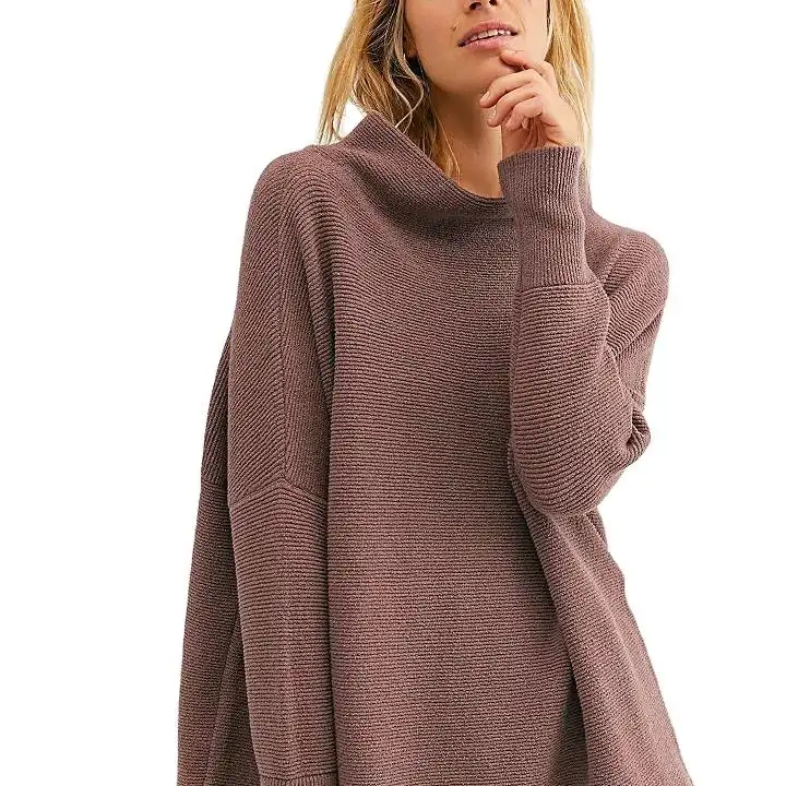 Winter warm turtle-neck Oversize pullover sweater sweater women plus size women's sweaters