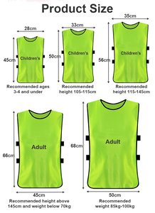 Tùy Chỉnh Thể Thao Pinnies Đội Thực Hành Ngực Tops Đào Tạo Bóng Đá Bib Có Thể Đảo Ngược Bóng Đá Vest - Product Image 5