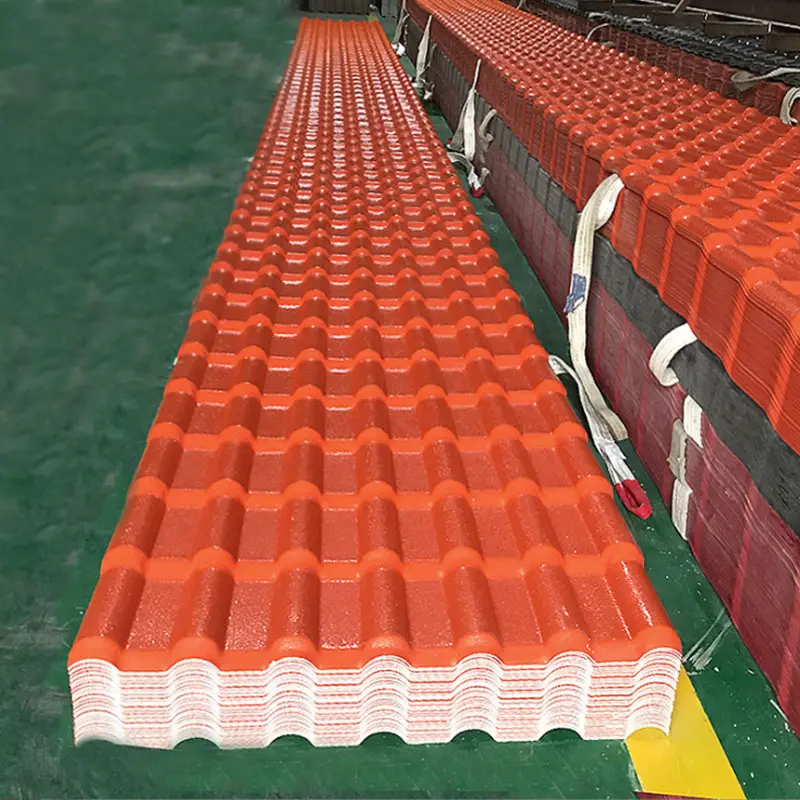 Pvc Corrugated Roof Tile/Pvc Roofing Tiles/Spanish Corrugated Heat Insulated Asa Plastic Roofing Sheets