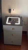 Nouvelle conception de coffre-fort intelligent avec recharge sans fil, coffre-fort caché à insérer