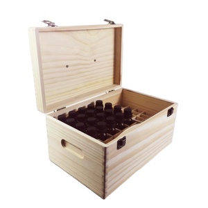 56 grid 74 grid essential oil storage box wood high-grade small wooden box portable essential oil box