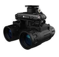Jumelles de vision nocturne OUTDOOR SIGHT DN31 Gen2+ avec grossissement 1X, champ de vision 50°, prêtes pour la fusion thermique, montables sur casque/tête FOM