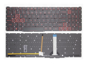 Teclado ruso RU para <span class=keywords><strong>Acer</strong></span> <span class=keywords><strong>Nitro</strong></span> 2017, teclado de ordenador portátil con retroiluminación roja, de color rojo, con luz de fondo - Product Image 3
