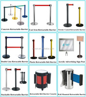 Poteaux de guidage en acier inoxydable avec cordes, pour événements traditionnels et tapis de réception, avec barrière en velours suspendue, réflecteurs de qualité ingénierie