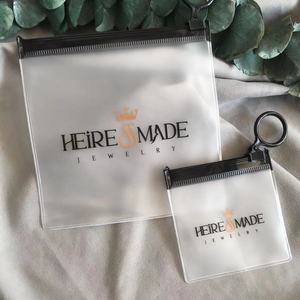Customized PVC Accessories Plastic Packaging Bag High Quality Jewelry Pouch With Zipper Jewelry Case Ziplock Bag