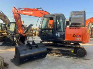 Excavadora Hitachi usada barata ZX120 excavadora sobre orugas de 12 toneladas ZX130 ZX70 ZX75 ZX60 motor Original y PLC Shanghai - Product Image 2