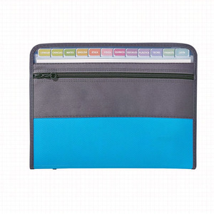 Carpeta de archivos PP <span class=keywords><strong>A4</strong></span> de gran capacidad con 13 bolsillos, caja de archivos de varios colores para material escolar y de oficina - Product Image 5