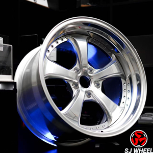SJ 2P 3P 5-spoke <strong>Deep</strong> <strong>Dish</strong> Alloy Wheels <strong>Rims</strong> 16-26 Inch 5x114.3 5x130 <strong>for</strong> Ford Chevy Camaro <strong>Dodge</strong> <strong>Challenger</strong> Retro Muscle Cars - Product Image 3