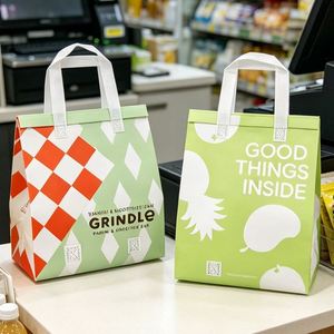 Personalized Portable Thermal Cooler <b>Bag</b> Leakproof Padded Insulated <b>Carrier</b> <b>for</b> Outdoor Picnic Food <b>Storage</b> Takeaway Cooler <b>Bag</b> - Product Image 1