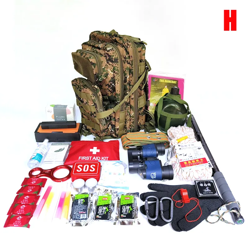 Survival Gear Kit Emergency Survival Tools Sos Earthquake Aid Equipment emergency kit