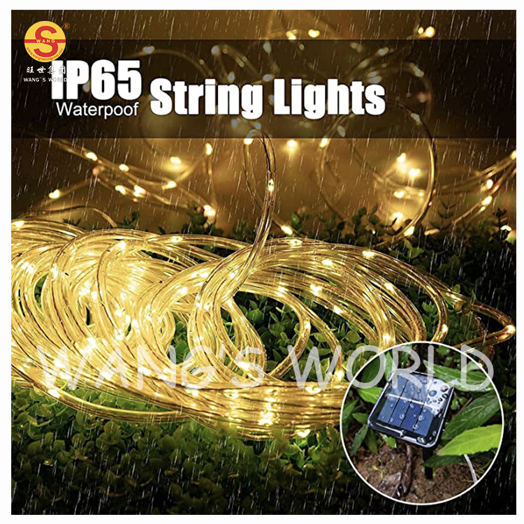 LED Solar Rope Light Outdoor Festival Holiday Tree Decoration Garden Rope Light · image 2