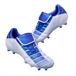 Botas de Fútbol para Hombre de Alta Calidad, para Todas las Temporadas, Última Moda, Color Negro y Azul, con Tacos, Parte Superior de PU - Product Image 3