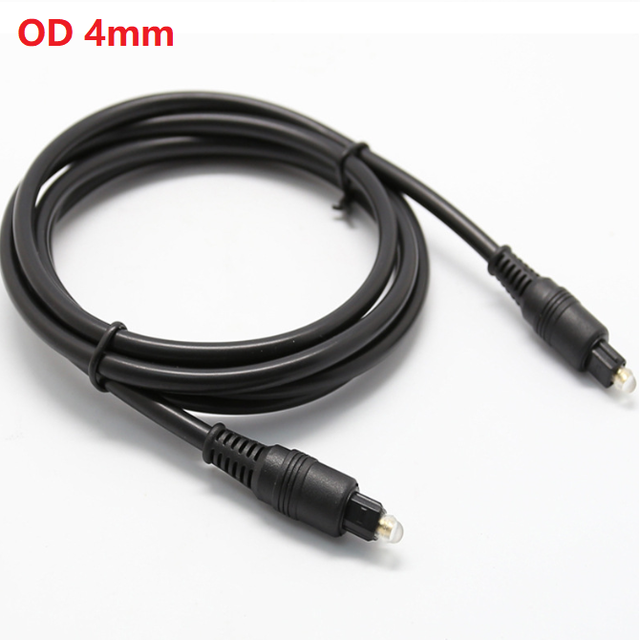 Bxon Gold Plated Toslink Cable 1m 2m 3m 5m 7.5m 10m Digital Audio Fiber Optical Cable Toslink Male to Male Optical