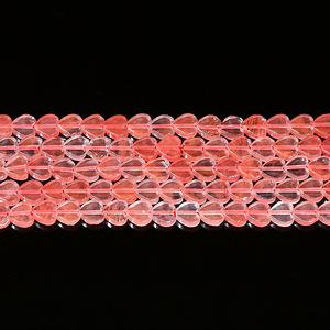 Jd Edelstenen Groothandel Hart Losse Kralen Edelsteen Synthetisch Goud Zandsteen Platte Hartvorm Voor Sieraden Maken - Product Image 3