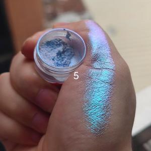 อายแชโดว์กากเพชรแบบผงแวววาวติดฉลากส่วนตัวอายแชโดว์สีขาวเปลี่ยนสีได้อายแชโดว์แวววาวแบบไม่มีโลโก้ - Product Image 6