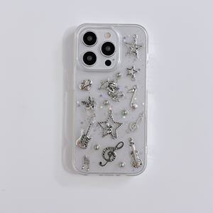 Coque de téléphone Cupid 3D anti-chute, absorbant les chocs, TPU+PC, haute qualité, mignonne, tendance, rose rouge, style Ins pour 12 13 14 <span class=keywords><strong>15</strong></span> Pro Max - Product Image 1