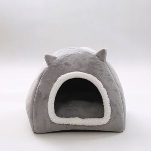 Casa para Gatos Plegable con Diseño Adorable, Nido Cálido de Terciopelo de Cordero para Mascotas, Nido Portátil de Felpa Suave para Mascotas - Product Image 3