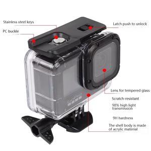 YEAH 50m <span class=keywords><strong>Go</strong></span> <span class=keywords><strong>Pro</strong></span> 13/12/11/10/9 boîtier de plongée tactile étanche pour Gopro Hero13 Hero12 Hero11 <span class=keywords><strong>Hero10</strong></span> Hero9 caméra noire - Product Image 4