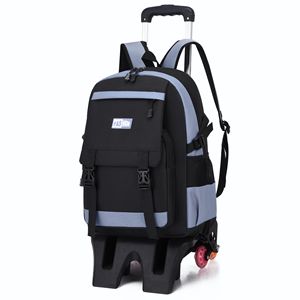 New Primary <strong>School</strong> Students Pull Rod Schoolbag Children's Backpack Dual-purpose Schoolbag Four, Five, Six <strong>Grade</strong> Large Capacity - Product Image 4