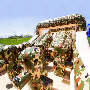 Boot Camp Challenge Parcours d'<span class=keywords><strong>obstacles</strong></span> Jeu Xtreme extérieur Cours d'assaut radical Bounce House Camouflage <span class=keywords><strong>Obstacles</strong></span> gonflables - Product Image 4