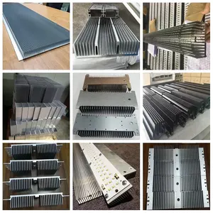 Disipador de calor de perfil de extrusión de aleta biselada de aluminio grande y pequeño para acuario industrial personalizado