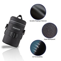 Sac de protection pour objectif d'appareil photo en tissu polyester 1680D rembourré, 4 tailles, en promotion