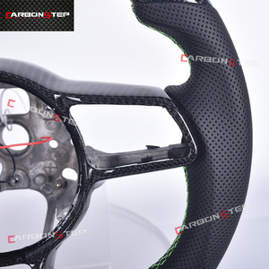 Volant en fibre de carbone pour <span class=keywords><strong>Porsche</strong></span> <span class=keywords><strong>911</strong></span> Cayenne 718 918 Cayman Macan Panamera Taycan - Product Image 4