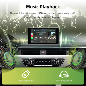 Không dây Carplay Module <span class=keywords><strong>Box</strong></span> cho A4 A5 Q5 A6 A7 S4 S5 B8 mmi 3 gam đài phát thanh Màn hình Android giao diện tự động nâng cấp bộ giải mã đa phương tiện - Product Image 4