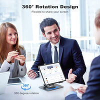Soporte para Tablet iPad con Base Giratoria de 360°, Soporte Ajustable para Dibujar, Compatible con iPad Pro/Air/Mini de 5-12 Pulgadas