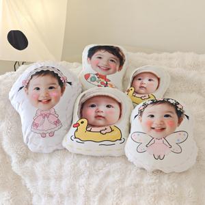 Tùy chỉnh 3D in phim hoạt hình anime Logo hiện đại thân thiện với môi Polyester/Bông ném gối để sử dụng nhà - Product Image 1