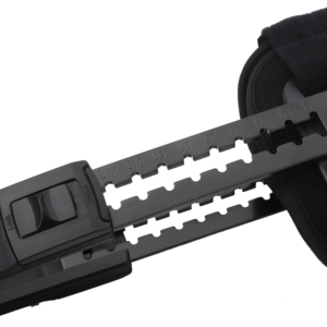 Attelle de genou réglable avec charnières à cadran rotatif pour l'immobilisation post-opératoire et la protection des ligaments - Product Image 2