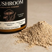 Complexe d'extraits de champignons, complément alimentaire à base de plantes, soutien immunitaire pour adultes et soin des cheveux, naturel, 300g, OEM/ODM, marque privée