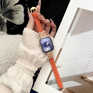 Venta al por mayor a bajo <span class=keywords><strong>precio</strong></span> para <span class=keywords><strong>Apple</strong></span> Colorful Butterfly Splicing <span class=keywords><strong>Correa</strong></span> de cuero liso - Product Image 3