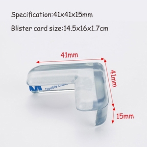 PRODIGY CP01 Protector de Esquinas de Seguridad para Niños en Forma de L, Transparente, de Plástico, Protege a los Niños de Esquinas Afiladas - Product Image 2