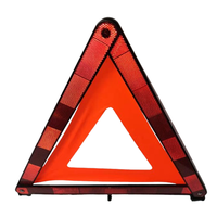 Triangle de signalisation d'urgence pour voiture écologique, trois triangles réfléchissants, matériau PS&HIPS/AS&ABS, 400g, circulation
