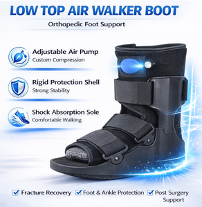 Bota Ortopédica Air Walker para Caminar, para <span class=keywords><strong>Fracturas</strong></span> de Pie <span class=keywords><strong>y</strong></span> Recuperación de Lesiones de Tobillo - Product Image 1
