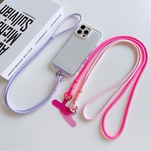 Sangle <span class=keywords><strong>de</strong></span> lanière <span class=keywords><strong>de</strong></span> téléphone portable en corde d'épaule réglable universelle avec patch d'attache <span class=keywords><strong>de</strong></span> téléphone - Product Image 3