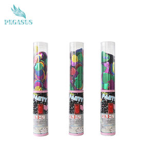 <span class=keywords><strong>Popper</strong></span>-confeti de Navidad personalizado, gran oferta, fiesta de boda, recuerdo, papel de plástico comprimido, Pegasus, 4 colores - Product Image 5