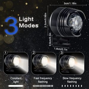 Headlights for Clog Shoes Headlamp,clog <strong>Light</strong> Lasting Bright,outdoor Lighting Accessories,hiking Camping Warning Clog <strong>Light</strong> - Product Image 5