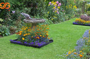 Strong & Weather Resistant Galvanized Steel Garden <b>Edging</b> Rectangle Shape <b>Metal</b> Border - Product Image 3