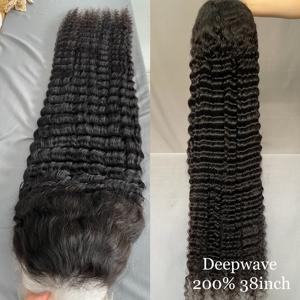 Cabello Humano Virgen Birmano de 30 Pulgadas para Pelucas, Encaje Transparente HD 13x4, 180% de Densidad, Rizado, Pre-Desplumado - Product Image 4