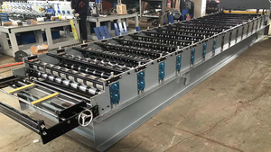 Đầy đủ tự động cắt điện USA r Bảng điều chỉnh hai lớp nhôm tấm lợp Máy làm cuộn hình thành giá máy - Product Image 6