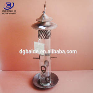 Akıllı otomatik sincap geçirmez Metal akrilik asılı açık havada pencere vahşi ve su gıda tiryakisi Hummingbird kuş besleyici - Product Image 5