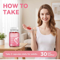 Gummies de Glutathion, Collagène Marin, Vitamines C, E, Acide Folique, Extrait de Pépins de Raisin – Soutien Peau, Cheveux, Ongles – Complément Alimentaire OEM/ODM