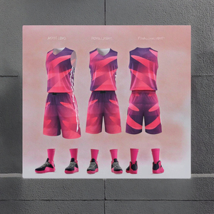 Conjunto de Camiseta de Baloncesto Personalizable de Doble Cara, Sin Mangas, Unisex, Traje Deportivo de Entrenamiento, Secado Rápido, Transpirable, para Verano - Product Image 3