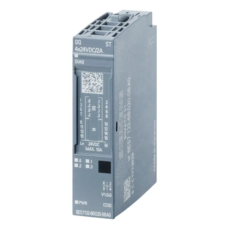 6ES71326BD200BA0 Salida de cantidad de interruptor Módulo de salida digital SIMATIC ET 200SP Siemens ET 200SP módulo PLC 6ES7132-6BD20-0BA0