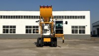 Camión Mezclador de Concreto HENAN ELEPHANT de 4m de Alta Calidad al por Mayor con Motor y Bomba Autocargables para Obras de Construcción