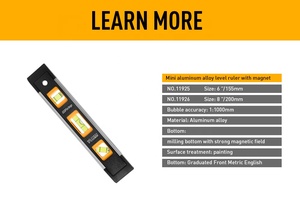 Gsfixtop xây dựng nhỏ kỹ sư tinh thần chất lỏng mức độ bong bóng cho đo chính xác và chỉ ra bong bóng Mức độ tinh thần - Product Image 2