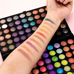 Paleta de Sombras de Ojos Veganas al por Mayor, Sin Marca, con Brillo Mineral, 120 Colores, Logotipo Personalizado, Larga Duración, Resistente al Agua - Product Image 2